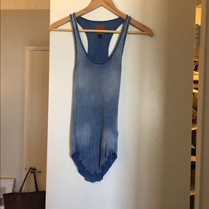 Joe’s Jeans tank top. Tie dye.